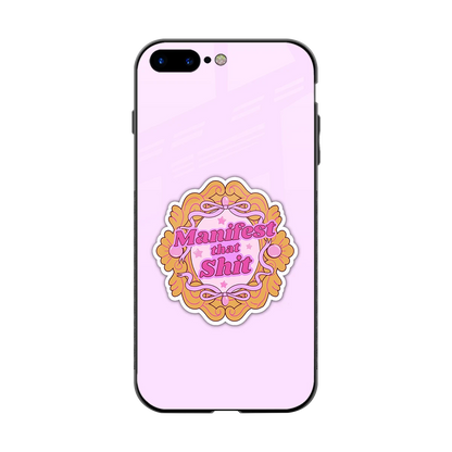 Manifestor back phone cover | glass case for iphone 8 plus