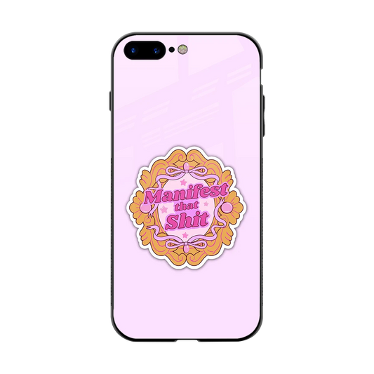 Manifestor back phone cover | glass case for iphone 8 plus