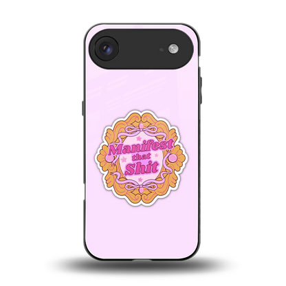 Manifestor back phone cover | glass case for iphone air