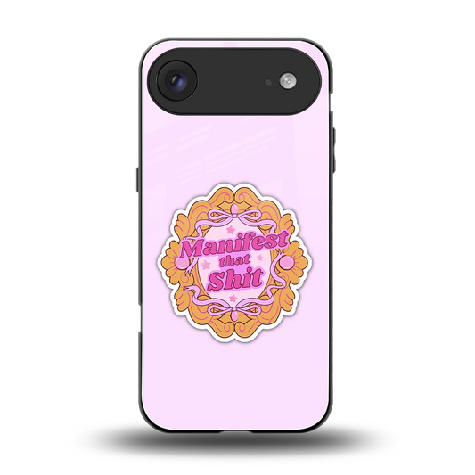 Manifestor back phone cover | glass case for iphone air