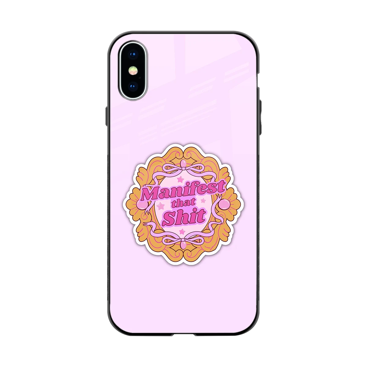 Manifestor back phone cover | glass case for iphone x