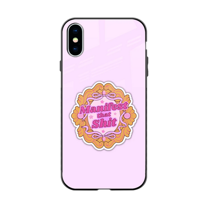 Manifestor back phone cover | glass case for iphone xs