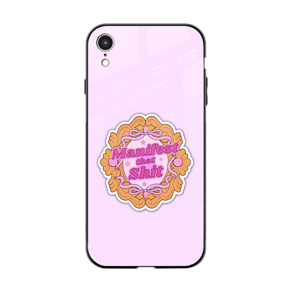 Manifestor back phone cover | glass case for iphone xr