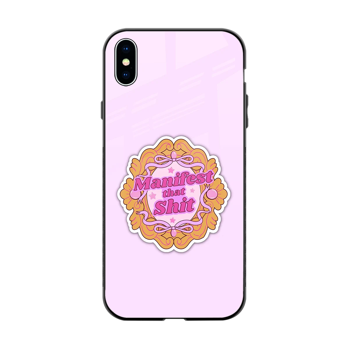 Manifestor back phone cover | glass case for iphone xs max