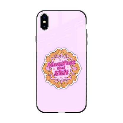 Manifestor back phone cover | glass case for iphone xs max