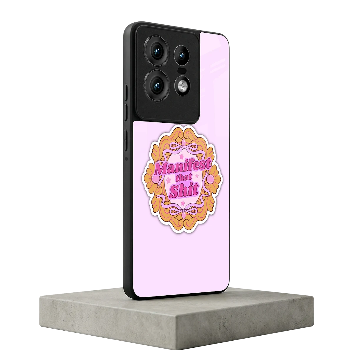Manifestor motorola edge 50 pro mobile cover | shockproof glass phone case