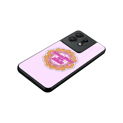 Manifestor stylish phone case for motorola edge 50 pro | glossy glass and slim fit