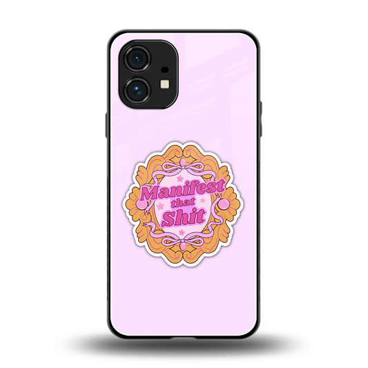 Manifestor back phone cover | glass case for nothing phone 1