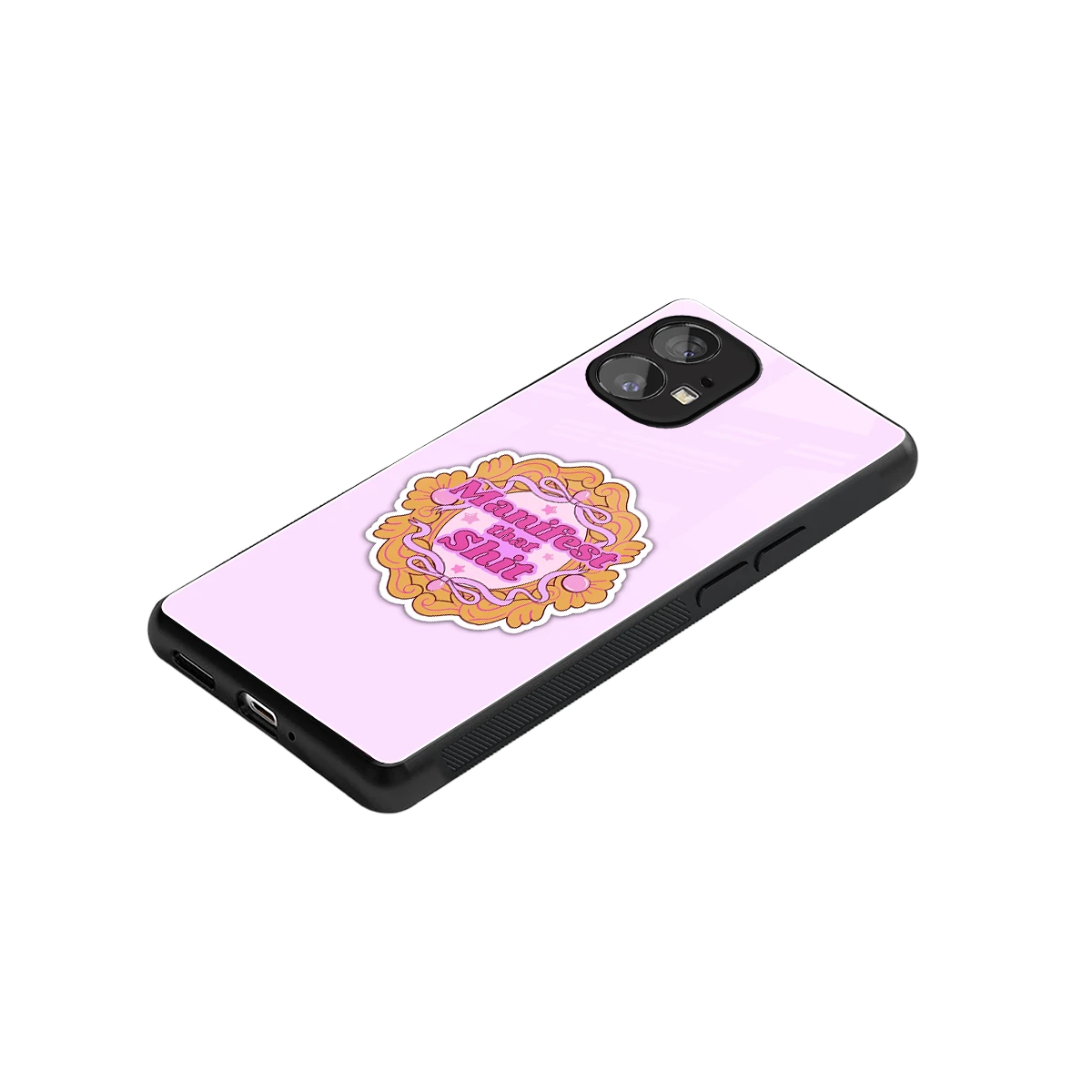 Manifestor stylish phone case for nothing phone 1 | glossy glass and slim fit