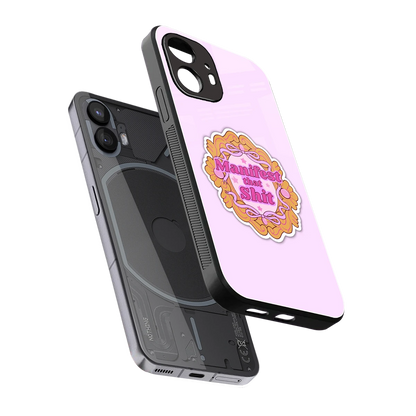 Manifestor sleek nothing phone 2 cover with tempered glass back and TPU edges