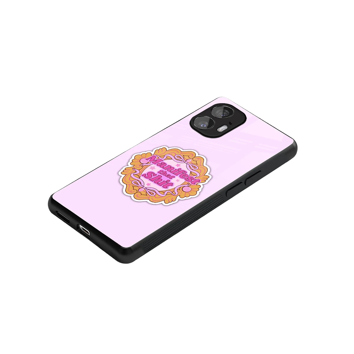 Manifestor stylish phone case for nothing phone 2 | glossy glass and slim fit