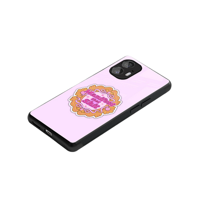 Manifestor stylish phone case for nothing phone 2 | glossy glass and slim fit