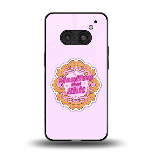 Manifestor back phone cover | glass case for nothing phone 2a