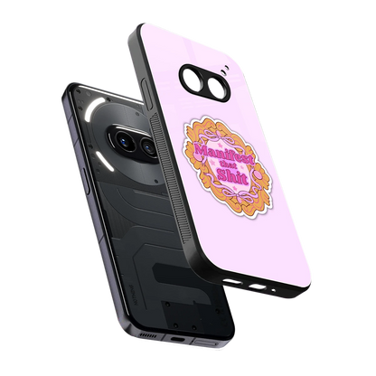 Manifestor sleek nothing phone 2a cover with tempered glass back and TPU edges
