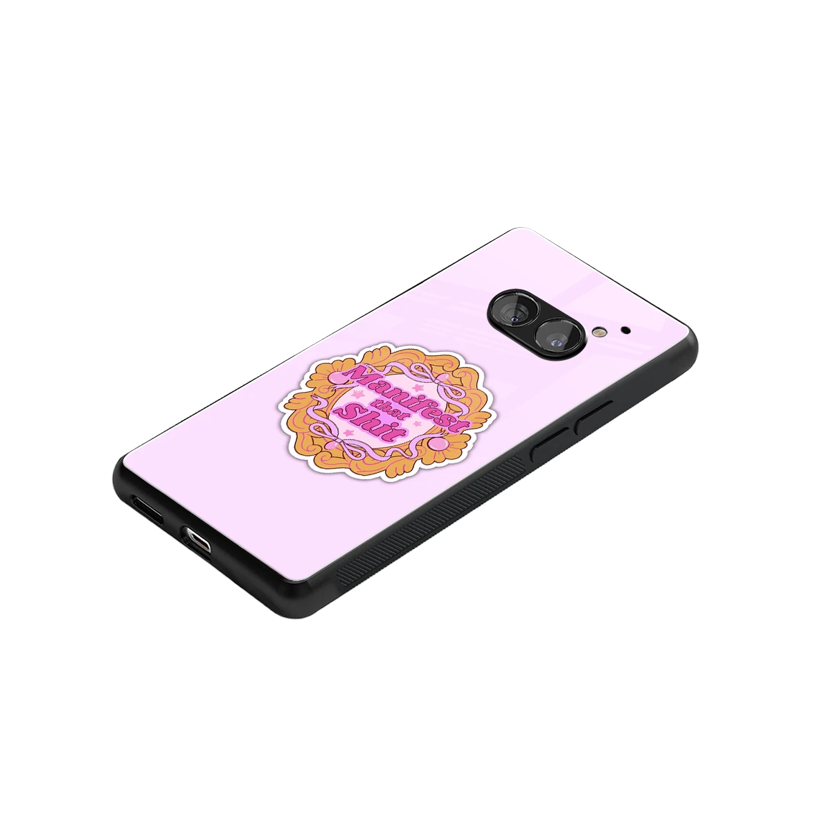 Manifestor stylish phone case for nothing phone 2a | glossy glass and slim fit