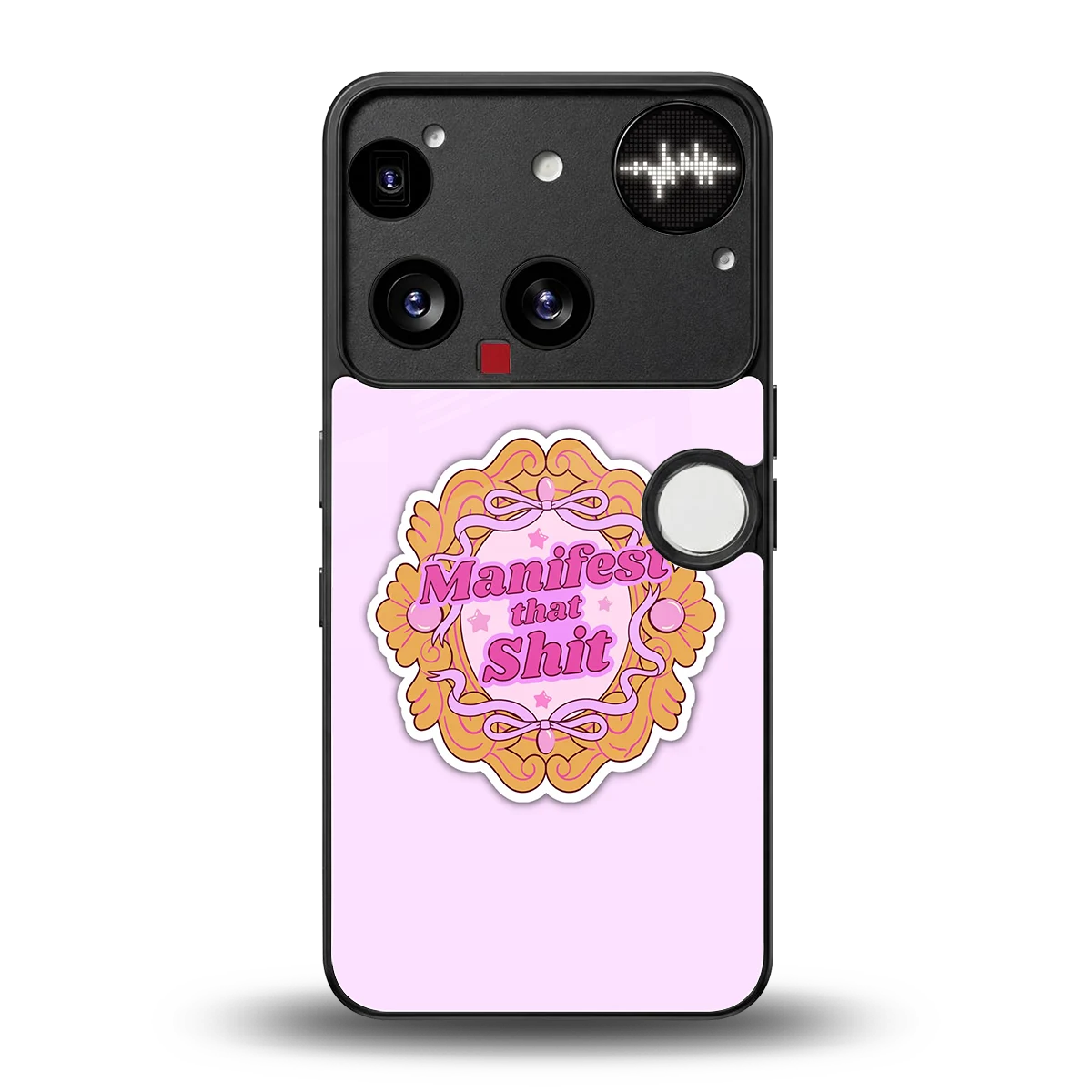 Manifestor back phone cover | glass case for nothing phone 3