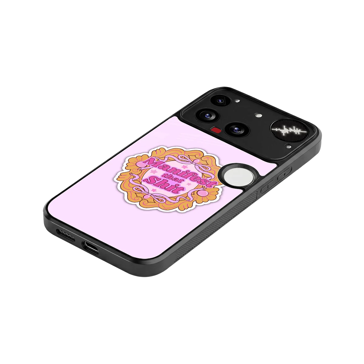 Manifestor stylish phone case for nothing phone 3 | glossy glass and slim fit