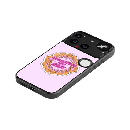 Manifestor stylish phone case for nothing phone 3 | glossy glass and slim fit