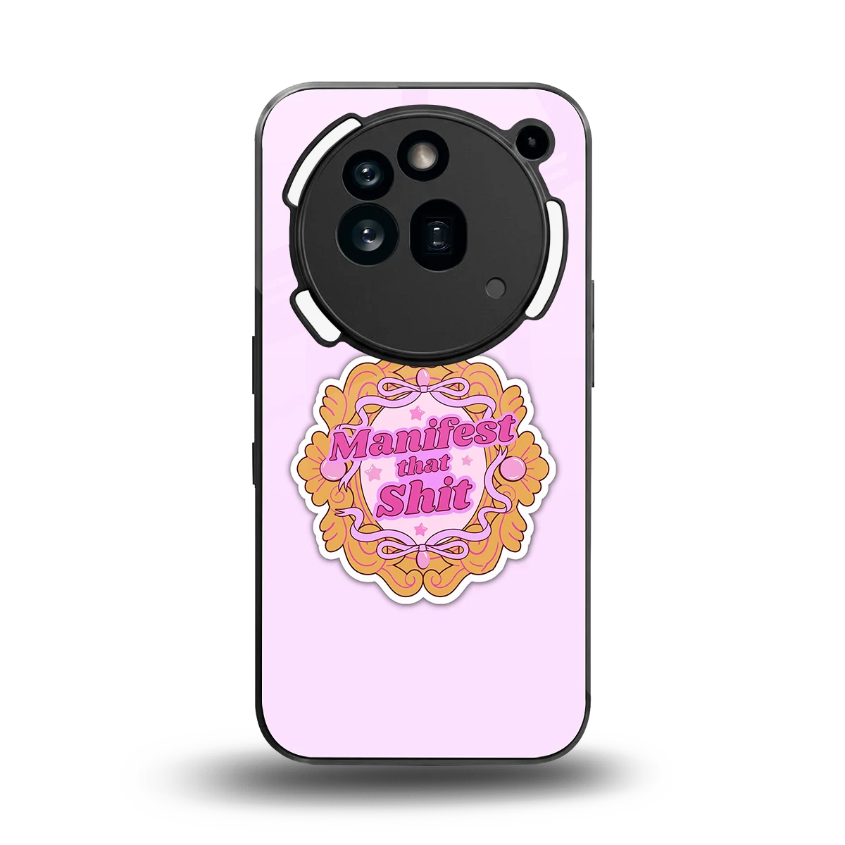 Manifestor back phone cover | glass case for nothing phone 3a pro
