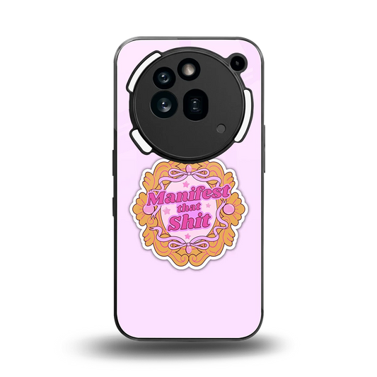 Manifestor back phone cover | glass case for nothing phone 3a pro