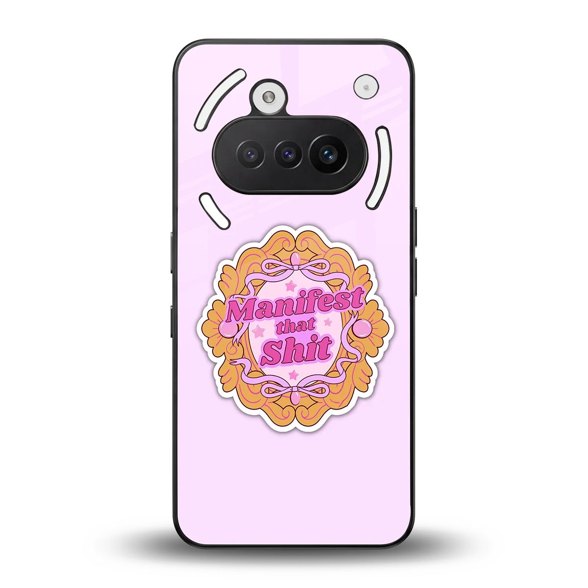 Manifestor back phone cover | glass case for nothing phone 3a