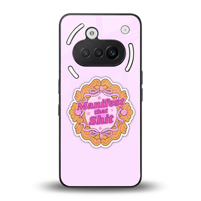 Manifestor back phone cover | glass case for nothing phone 3a
