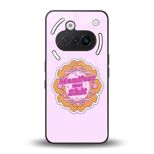 Manifestor back phone cover | glass case for nothing phone 3a