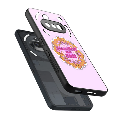 Manifestor sleek nothing phone 3a cover with tempered glass back and TPU edges