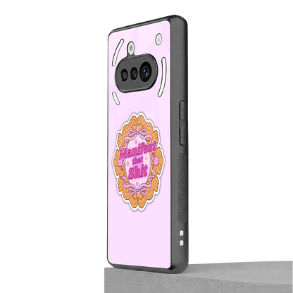 Manifestor nothing phone 3a mobile cover | shockproof glass phone case