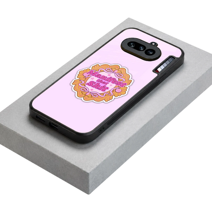 Manifestor stylish phone case for nothing phone 4a | glossy glass and slim fit