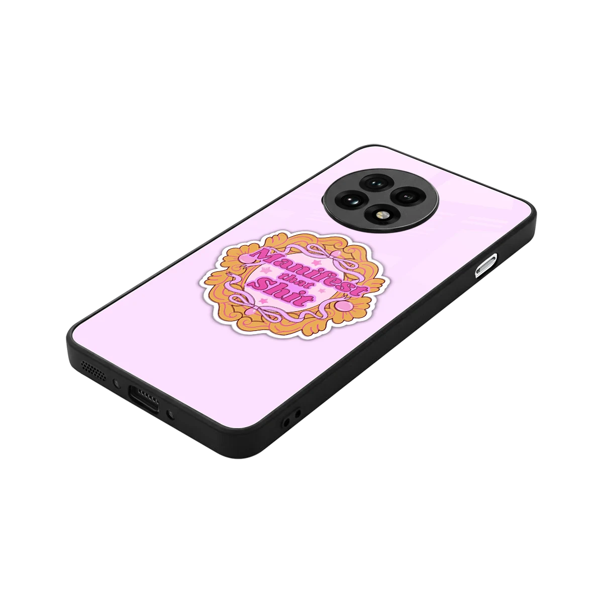 Manifestor stylish phone case for oneplus 13r | glossy glass and slim fit