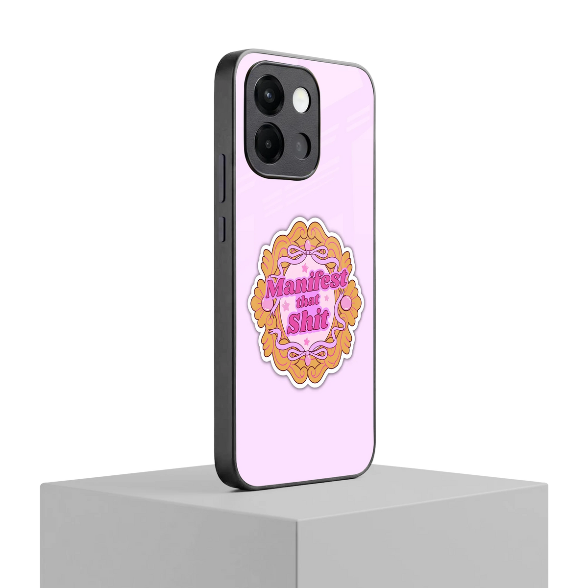 Manifestor oneplus 13s mobile cover | shockproof glass phone case