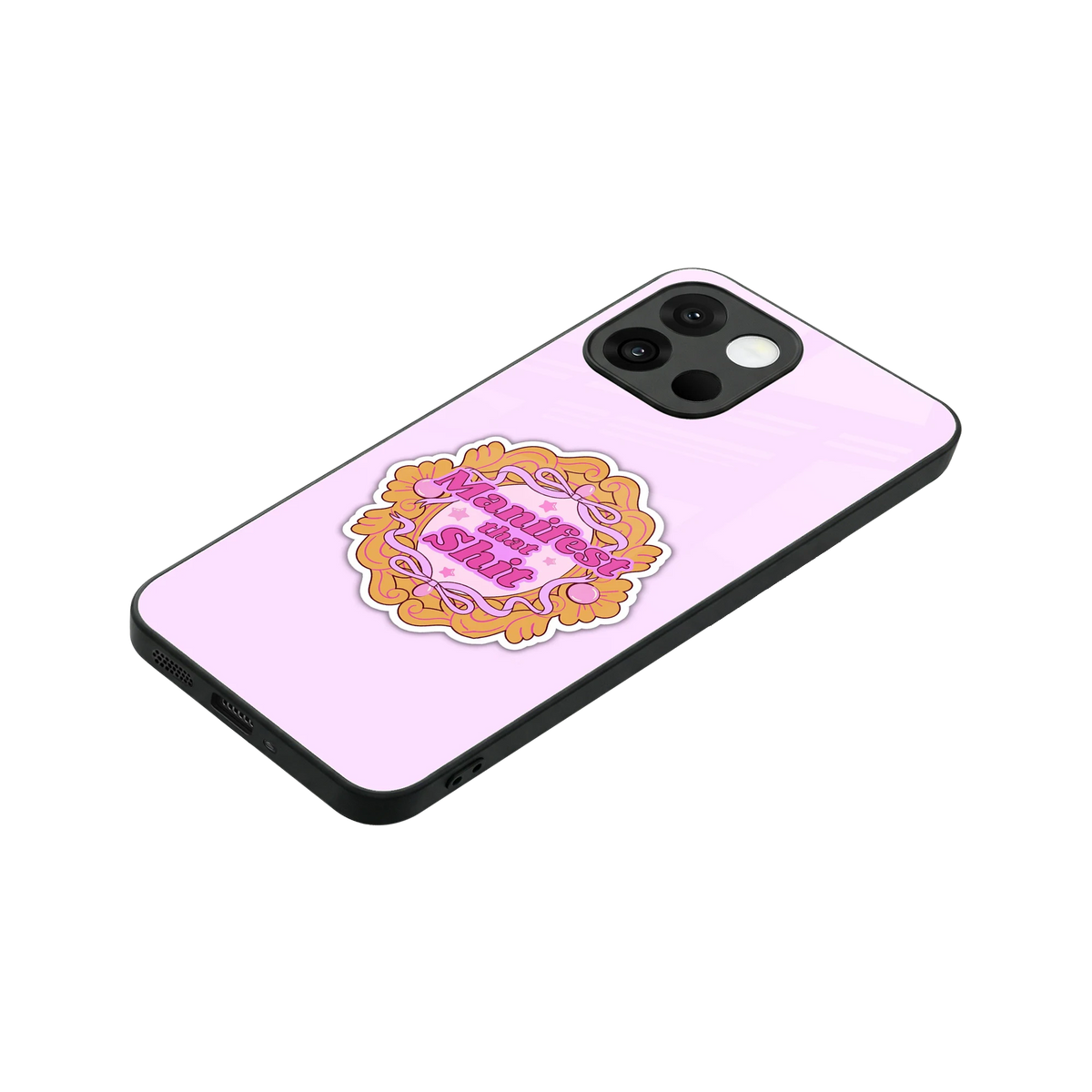 Manifestor stylish phone case for oneplus 13s | glossy glass and slim fit