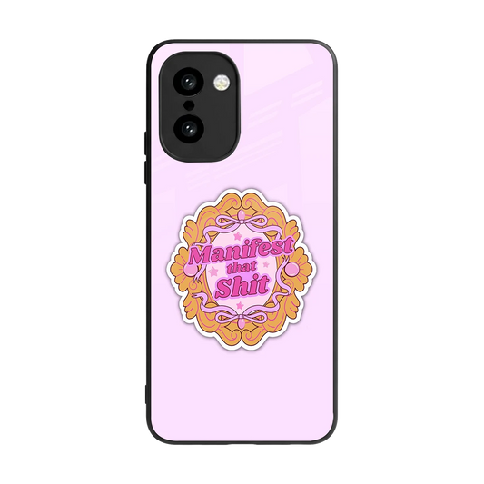 Manifestor back phone cover | glass case for oneplus 15r