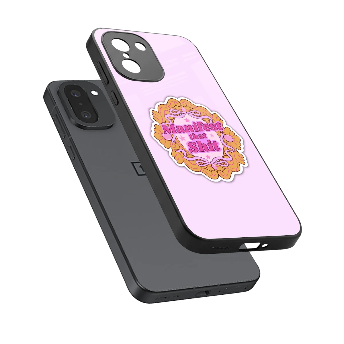 Manifestor sleek oneplus 15r cover with tempered glass back and TPU edges