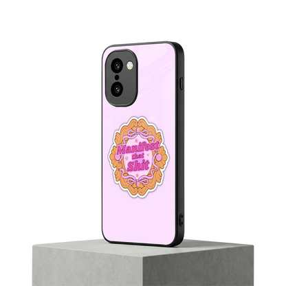 Manifestor oneplus 15r mobile cover | shockproof glass phone case