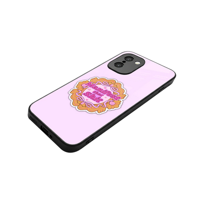 Manifestor stylish phone case for oneplus 15r | glossy glass and slim fit