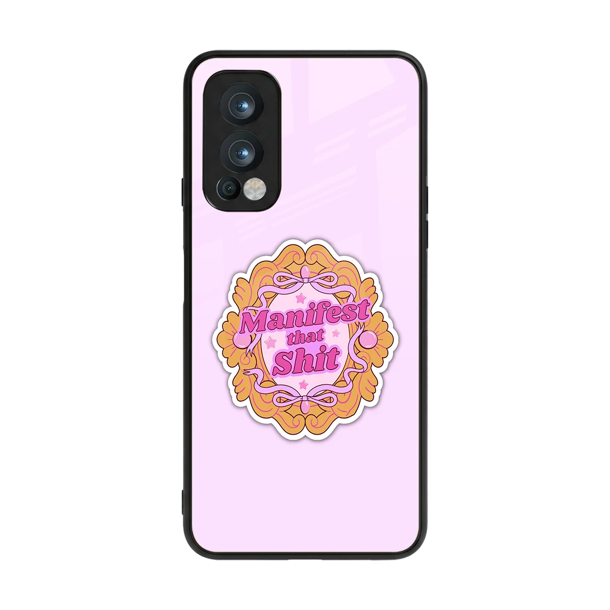 Manifestor back phone cover | glass case for oneplus nord 2