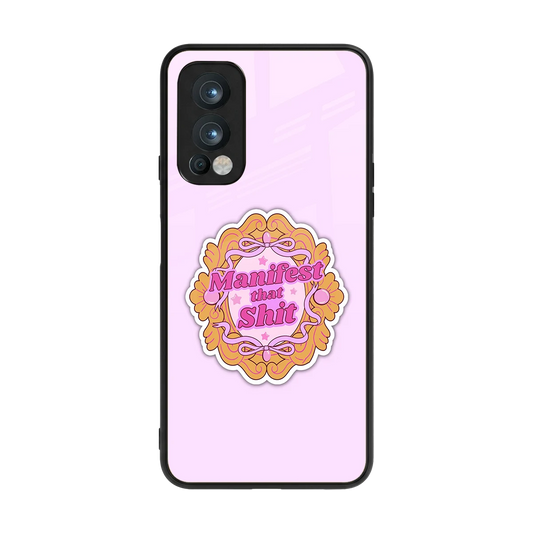 Manifestor back phone cover | glass case for oneplus nord 2