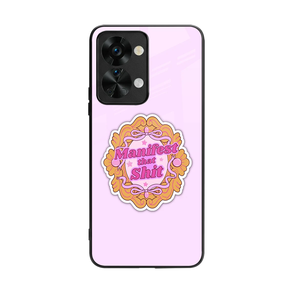 Manifestor back phone cover | glass case for oneplus nord 2t