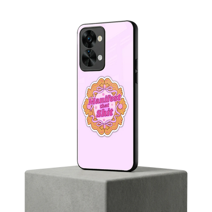 Manifestor oneplus nord 2t mobile cover | shockproof glass phone case