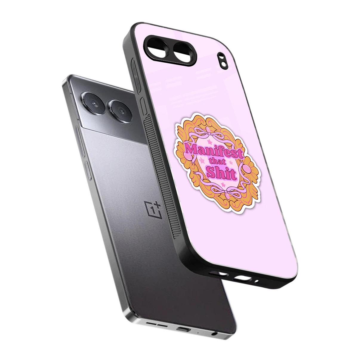 Manifestor sleek oneplus nord 4 cover with tempered glass back and TPU edges