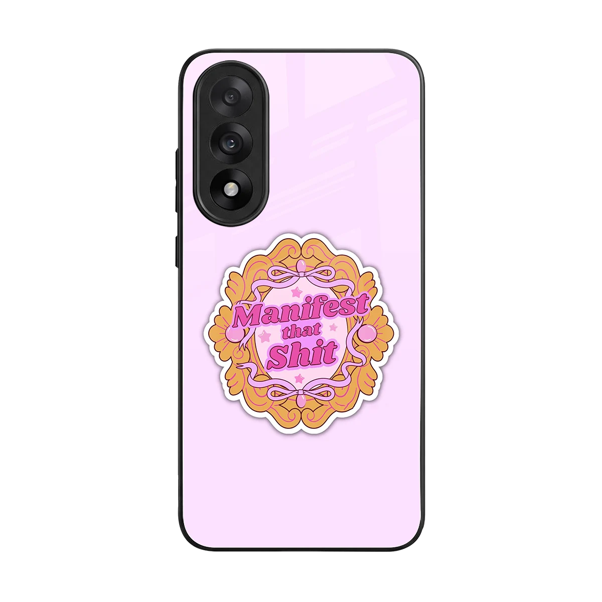 Manifestor back phone cover | glass case for oneplus nord 5