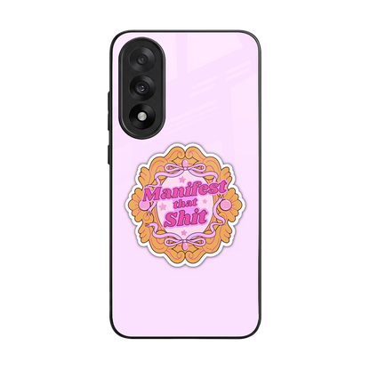 Manifestor back phone cover | glass case for oneplus nord 5