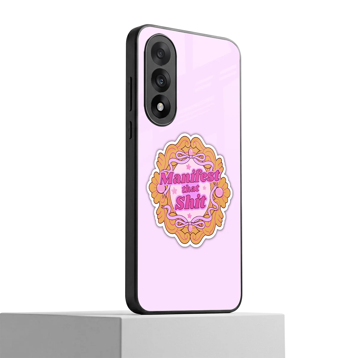 Manifestor oneplus nord 5 mobile cover | shockproof glass phone case