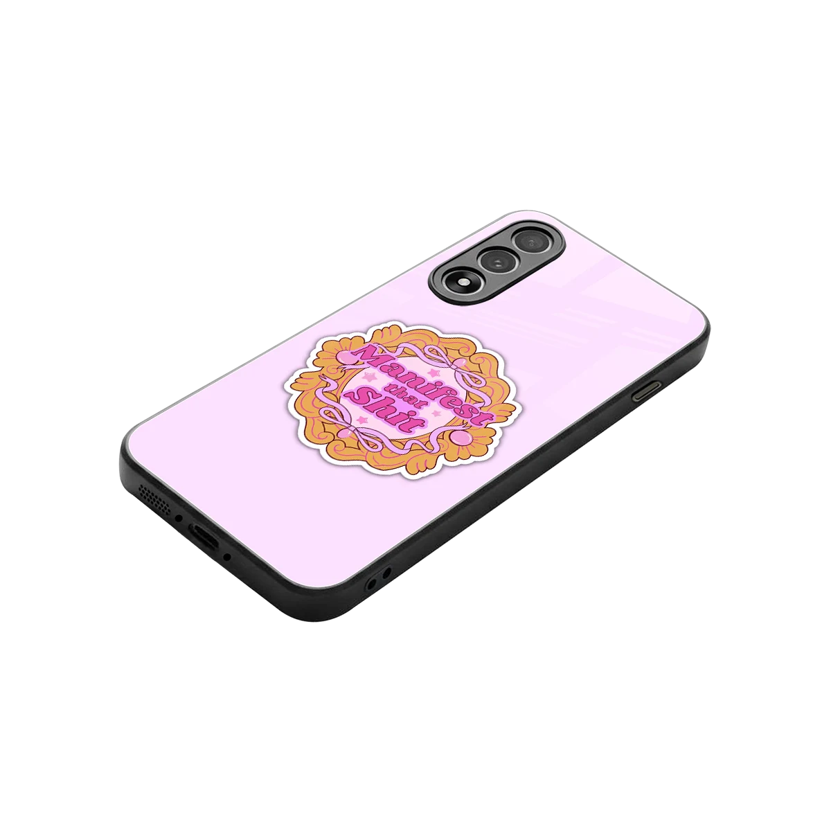 Manifestor stylish phone case for oneplus nord 5 | glossy glass and slim fit