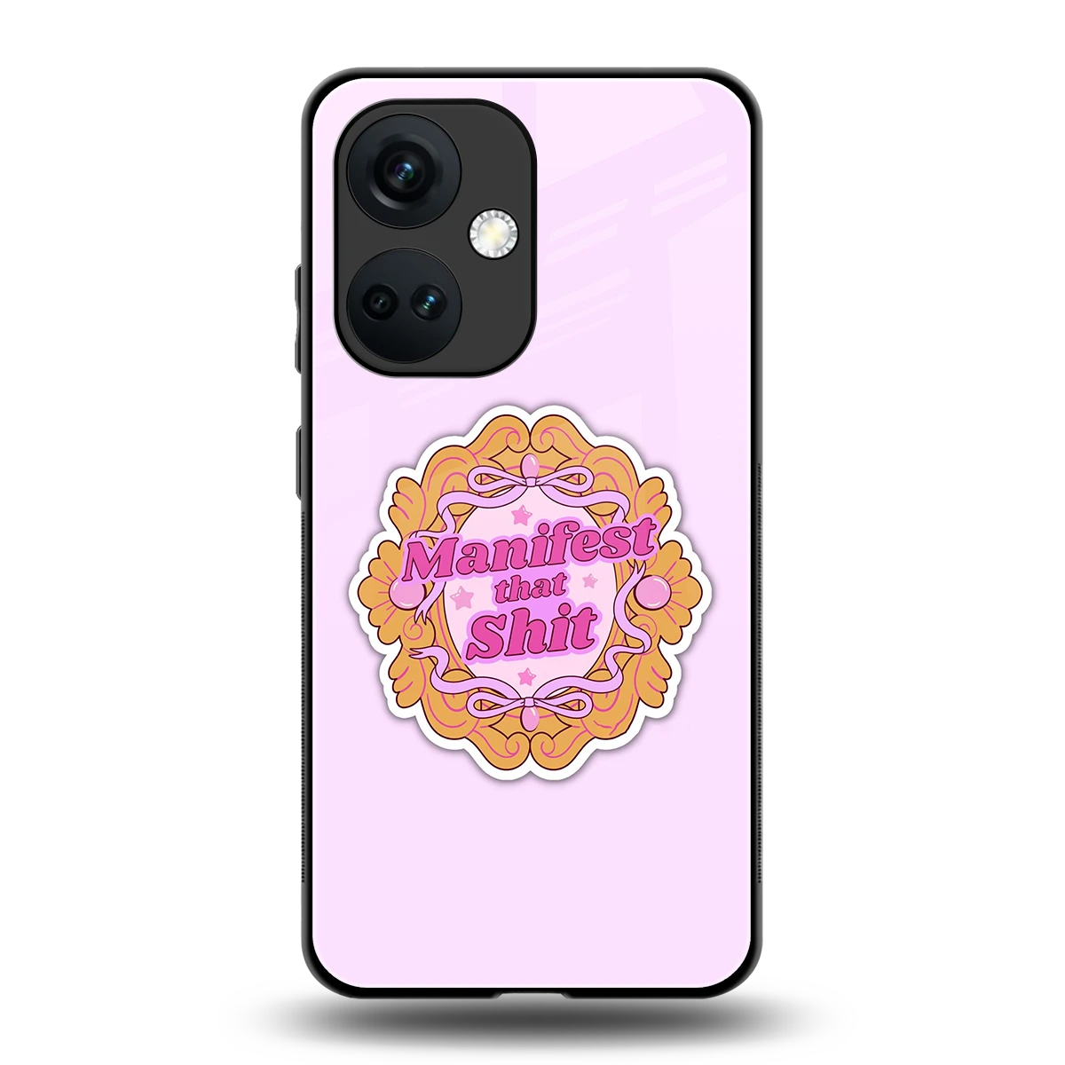 Manifestor back phone cover | glass case for oneplus nord ce 3