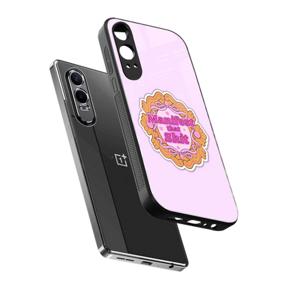 Manifestor sleek oneplus nord ce 4 lite cover with tempered glass back and TPU edges