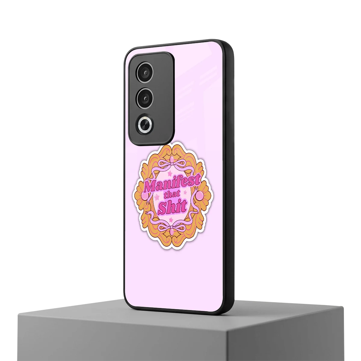 Manifestor oppo a3 pro mobile cover | shockproof glass phone case