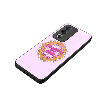 Manifestor stylish phone case for oppo a3 pro | glossy glass and slim fit